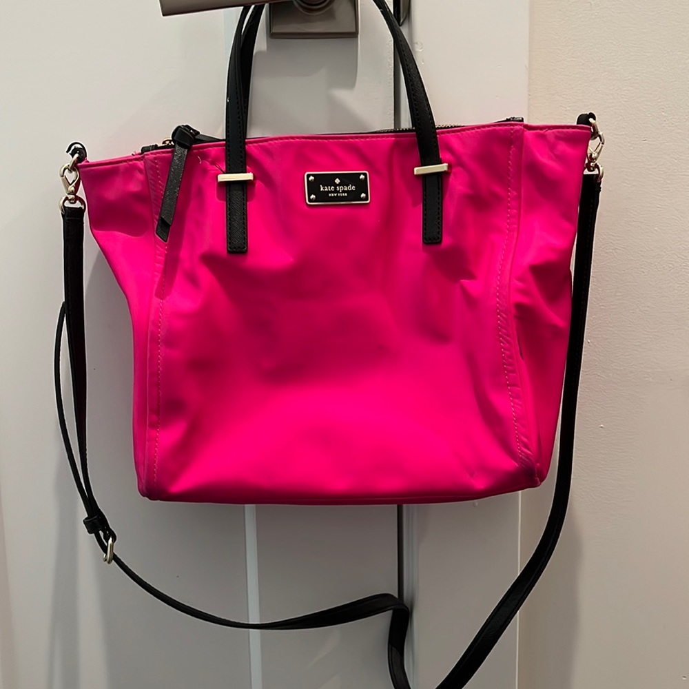 WELL LOVED Kate Spade Classis Nylon Crossbody Bag